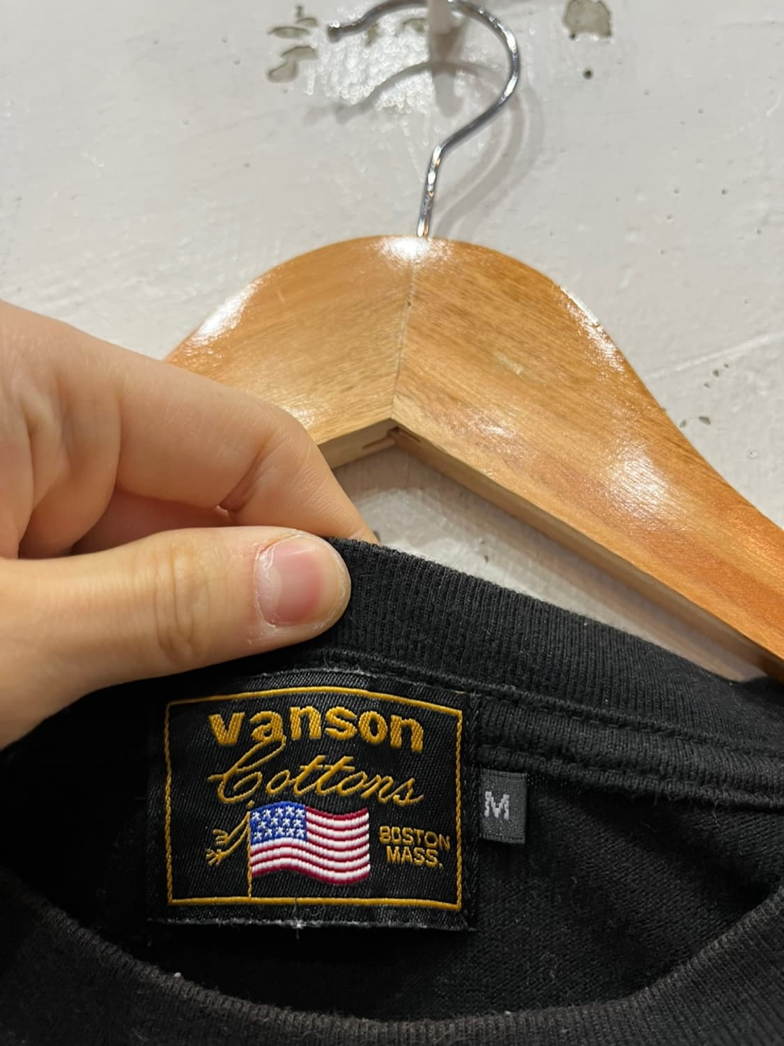 VANSON 밴슨 스컬 자수 반팔 티셔츠  상품이미지8