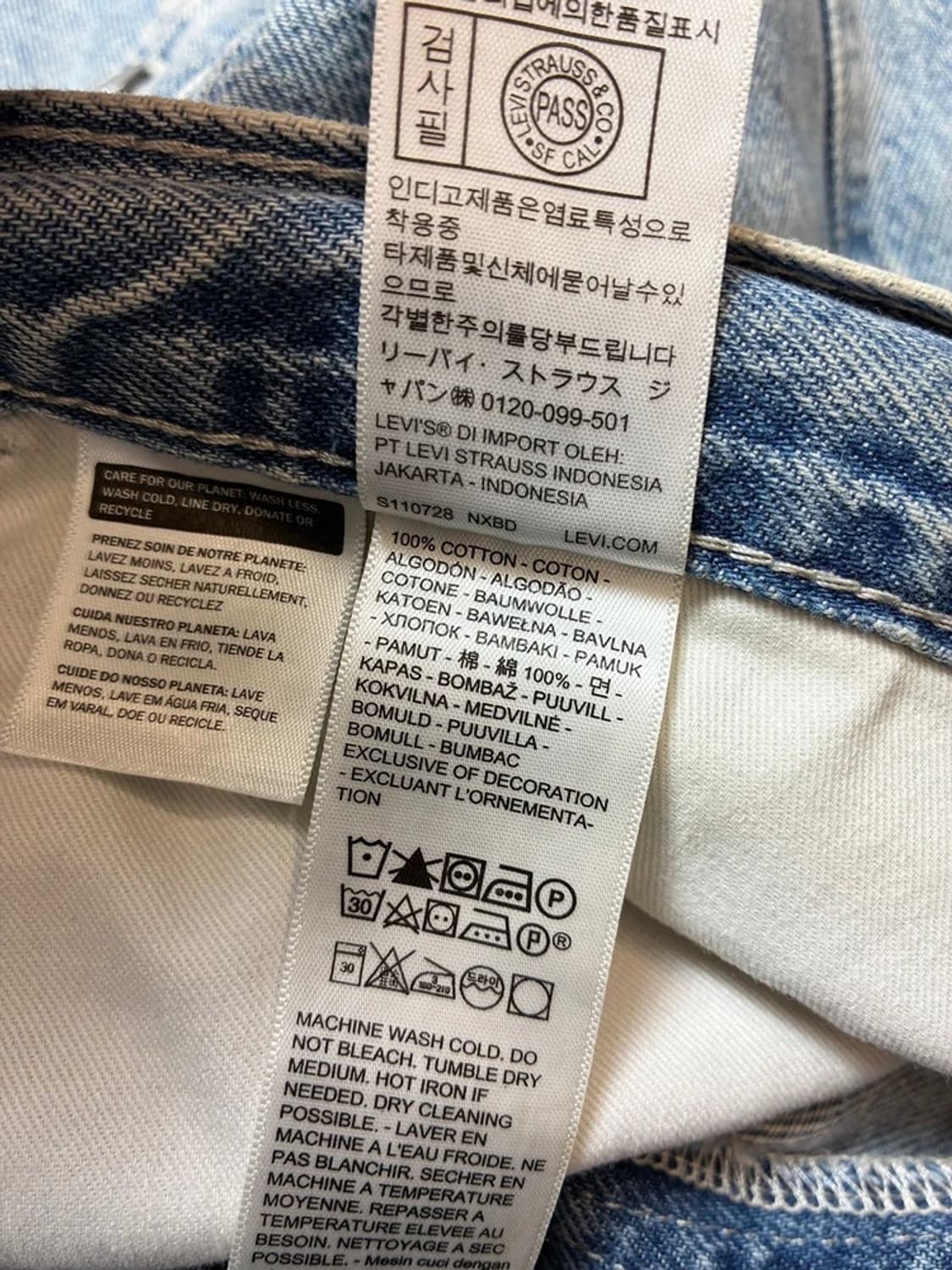 리바이스 478 버기핏 카도 데님 반바지 PN9473 상품이미지9