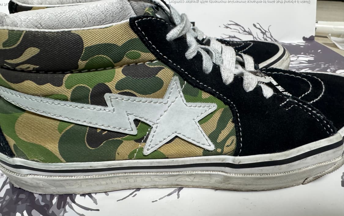 반스 x 베이프 스케이트 미드 270 상품이미지3