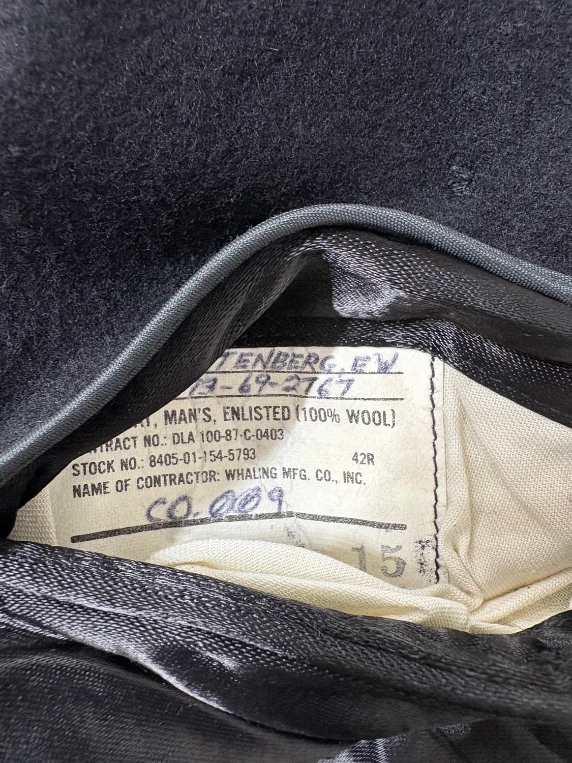 80‘s USN Wool Pea Overcoat. 상품이미지8