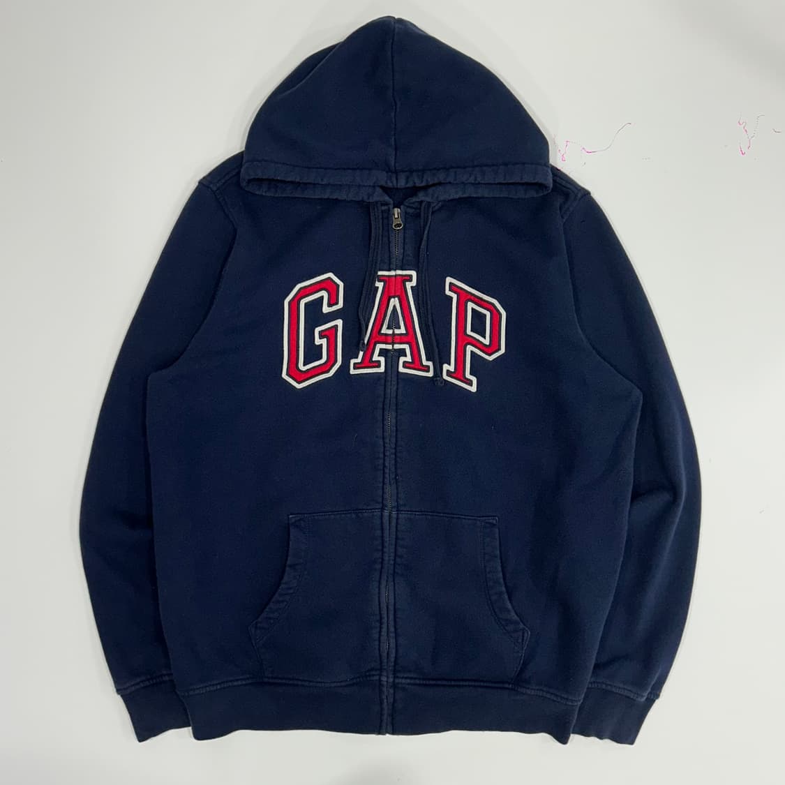 Gap 갭 레드로고 네이비 후드집업  상품이미지3