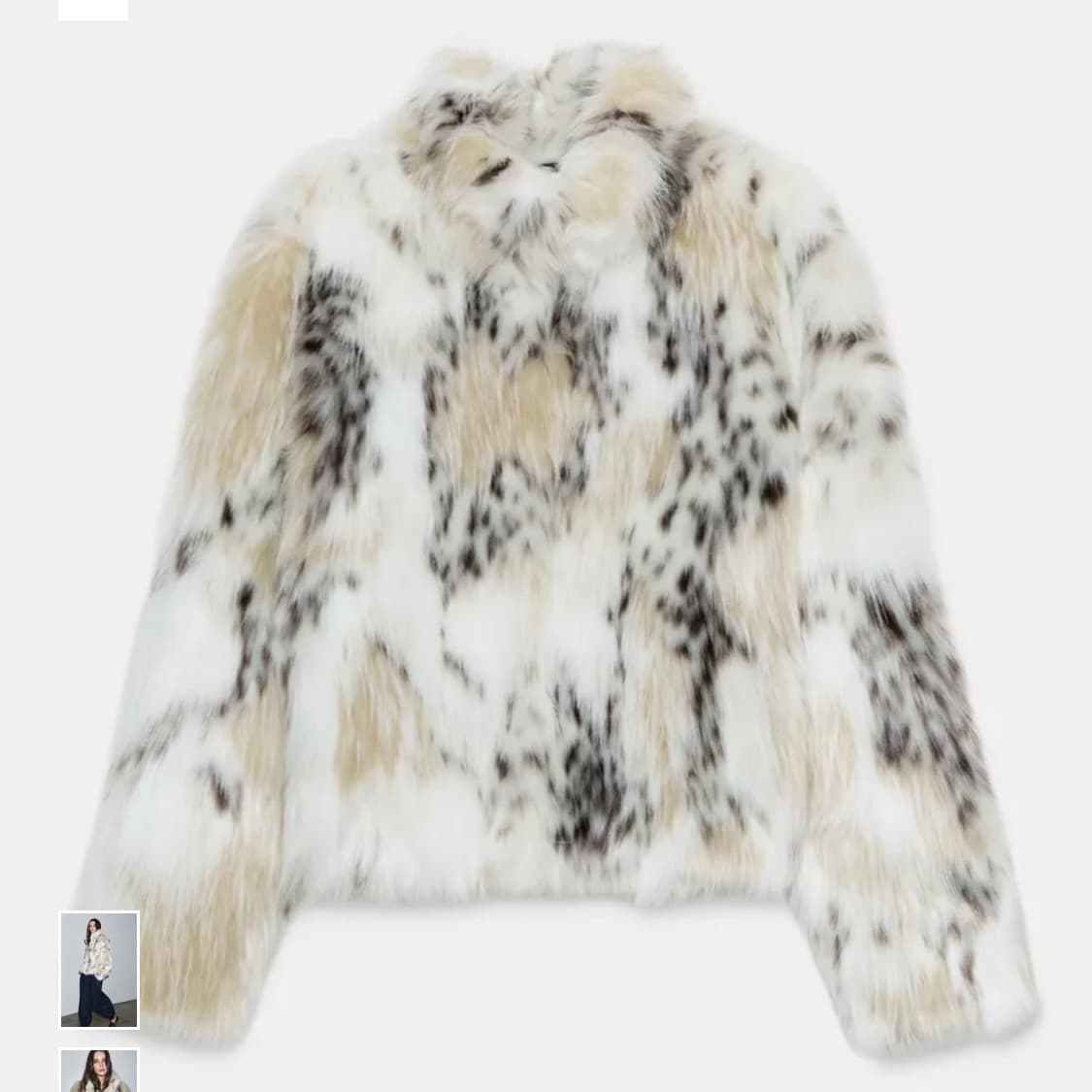 자라 ZW 컬렉션 페이크 퍼 숏 코트 상품이미지2