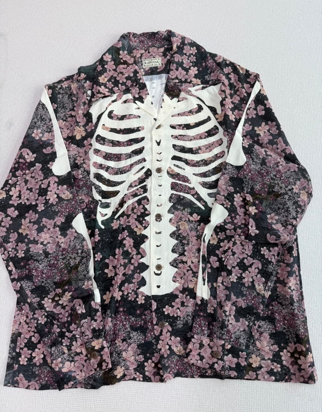 캐피탈 4 사이즈 본 사쿠라 알로하 셔츠(긴팔) 상품이미지2