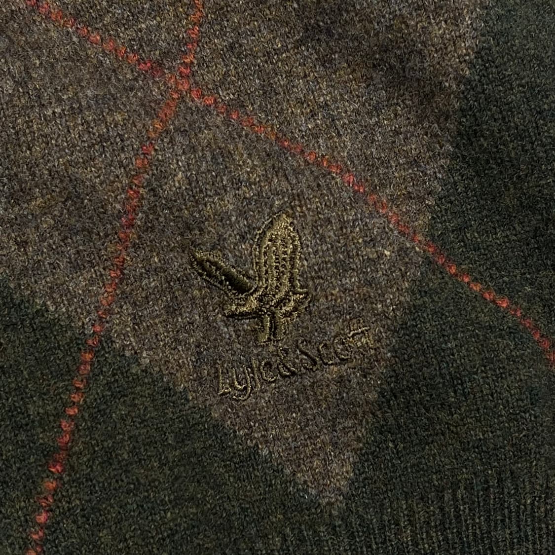 라일앤스콧 아가일 패턴 니트가디건 s09735 상품이미지5