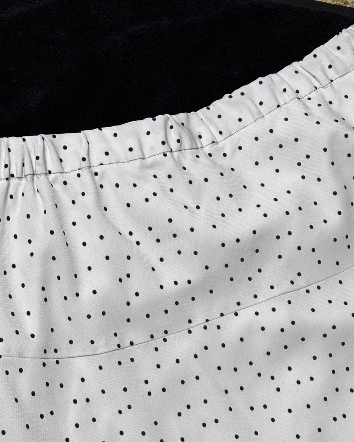 일본빈티지 도트 롱스커트 상품이미지5