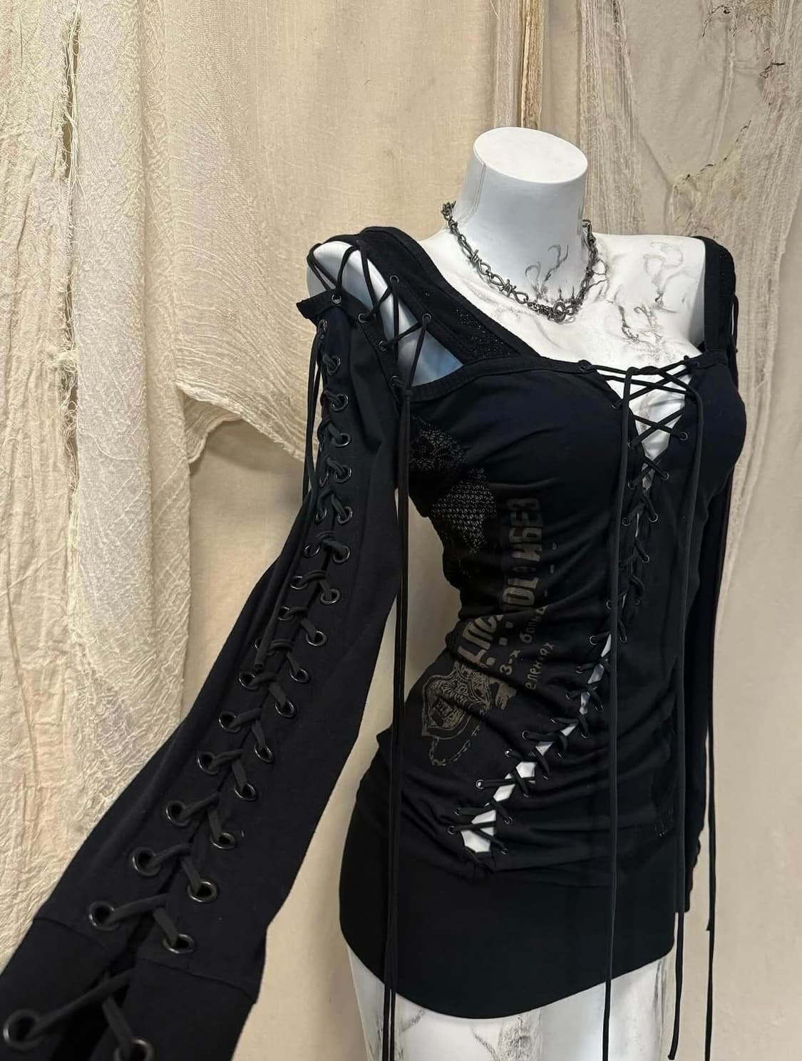 Salvage Rope Detail Onepiece 상품이미지1