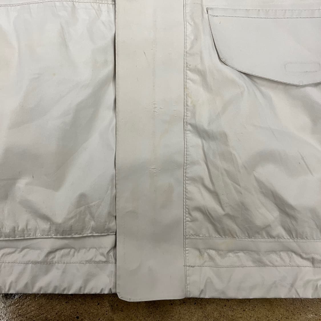 [정품/S] 내셔널지오그래픽 베이지색 바람막이 점퍼 b14 상품이미지9