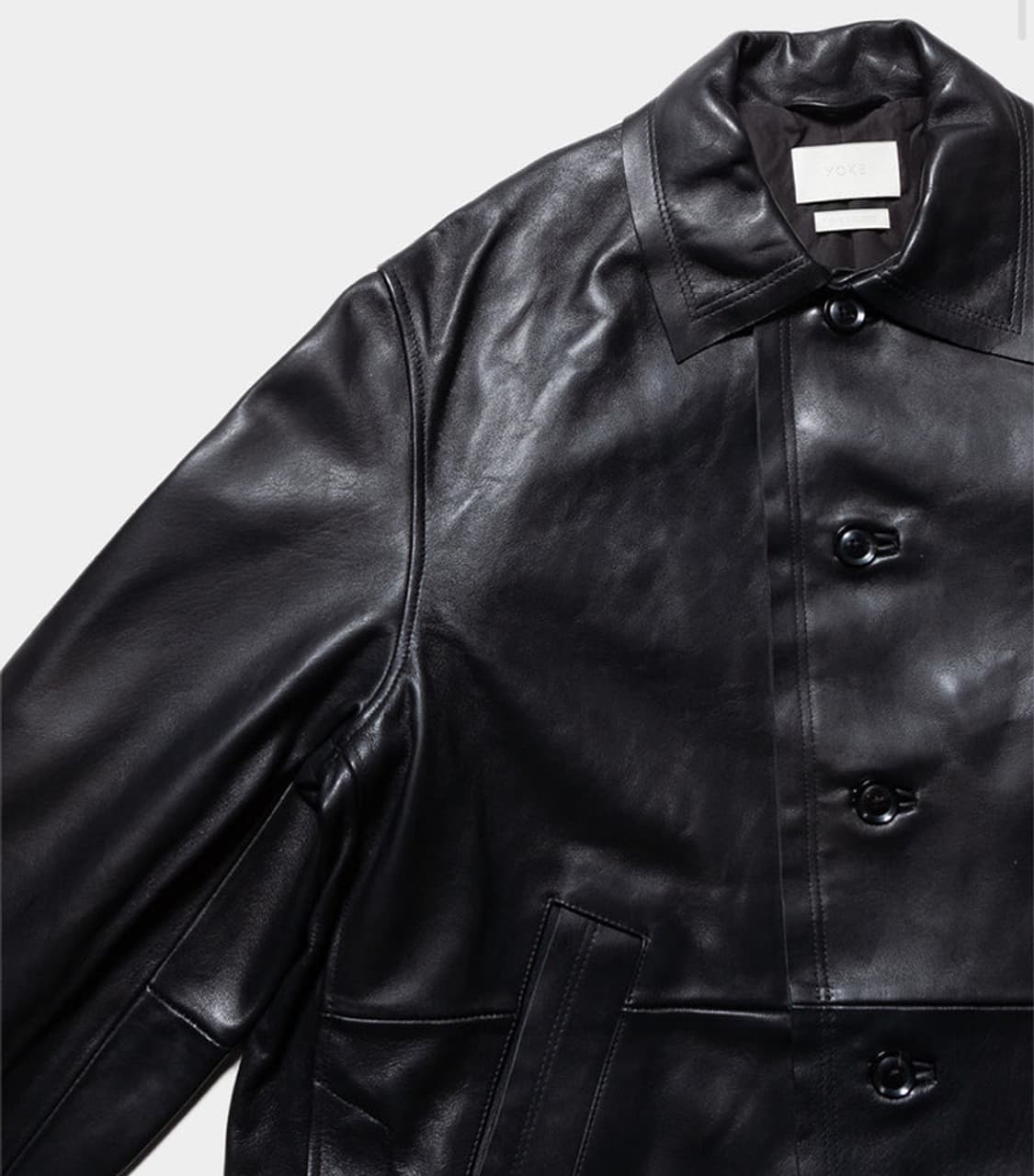 [2] yoke tokyo 요크 컷오프 레더자켓 상품이미지5