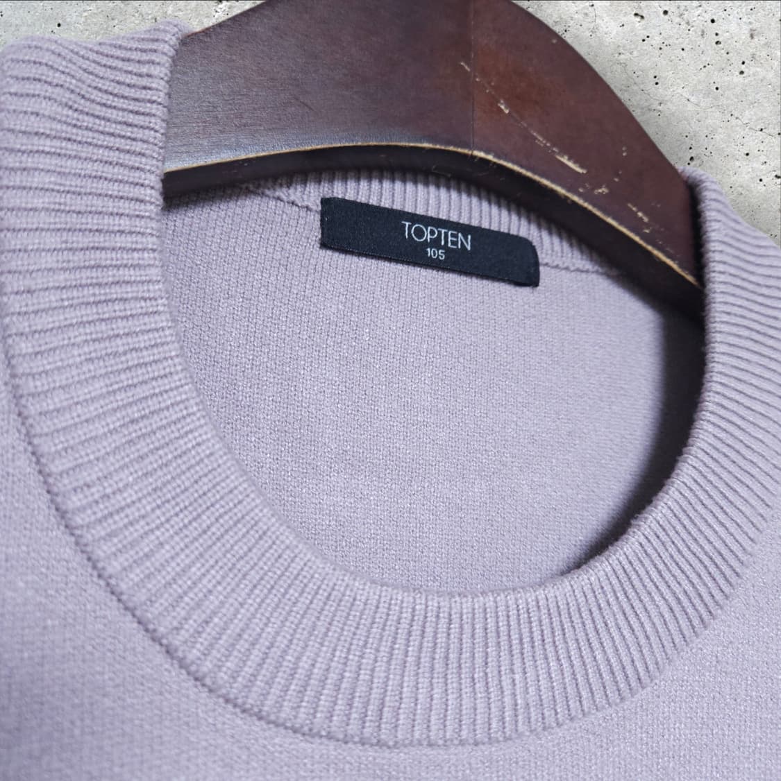 탑텐 크루넥 니트 맨투맨 (105/XL) 상품이미지3