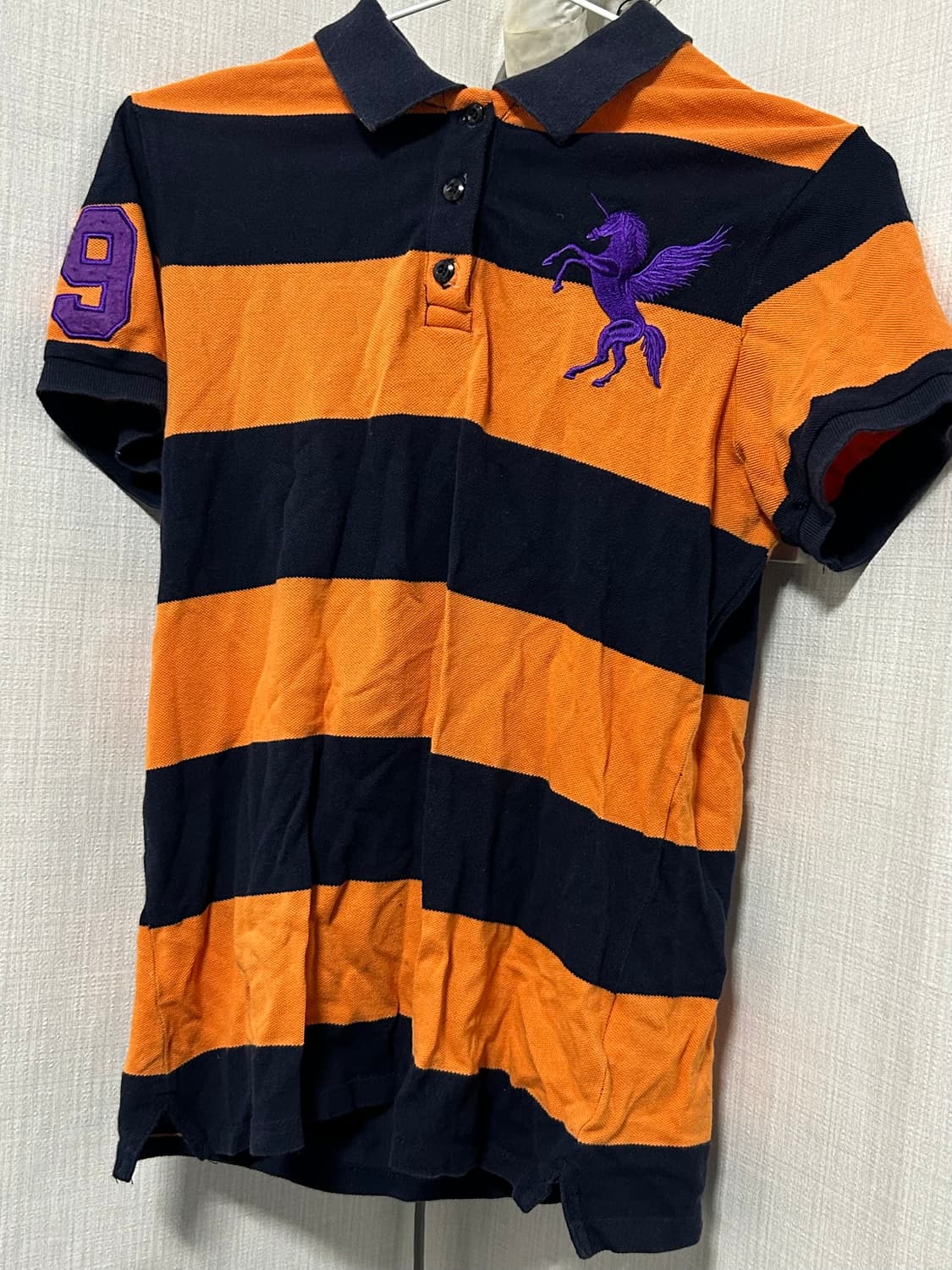 90s 빈티지 반소매 카라티 상품이미지1