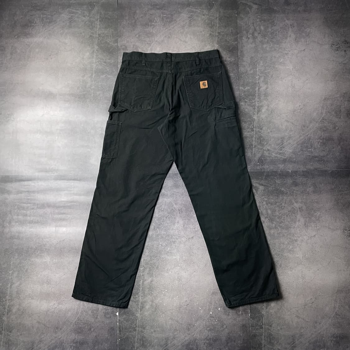 CARHARTT 칼하트 B159 블랙 가죽탭 카펜터 팬츠 A0086813 상품이미지6