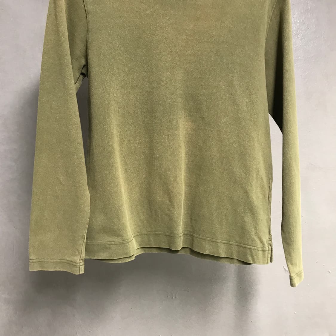 MHL 마가렛호웰 긴팔 티셔츠 카키 S(W) 상품이미지3