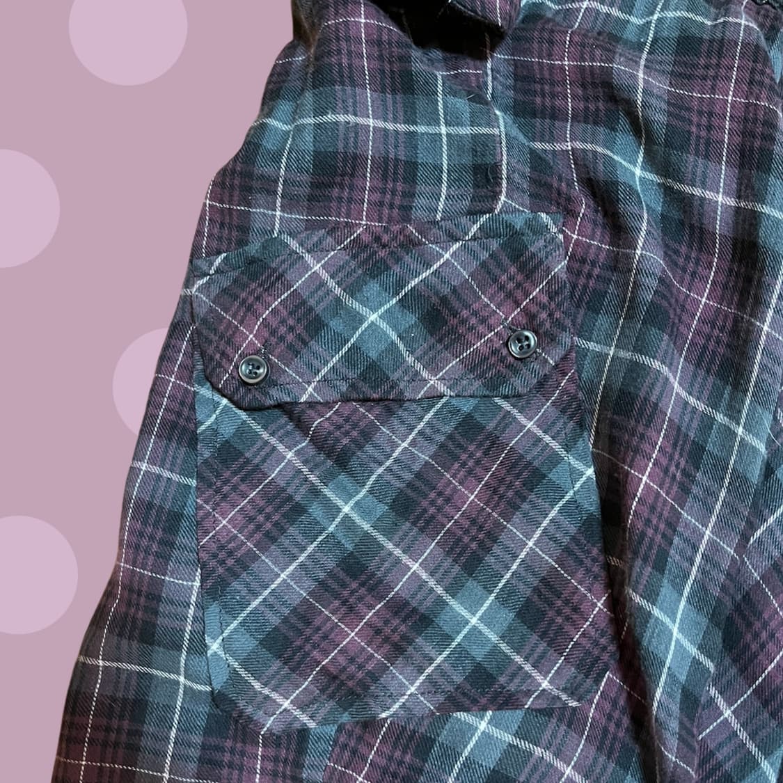 이자벨 마랑 에뚜왈 퍼플 체크무늬 셔츠 스커트 상품이미지7