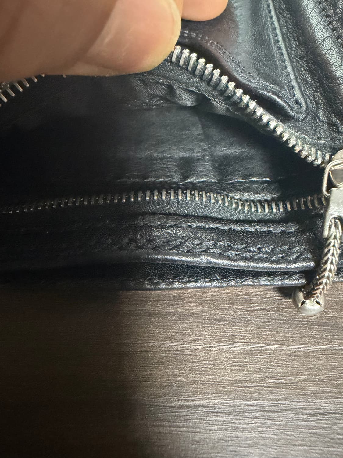 크롬하츠 3단 크로스패치 지갑 단품 상품이미지4