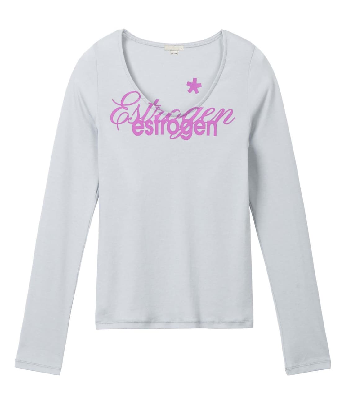 Estrogen lettering top (Gray) 상품이미지2