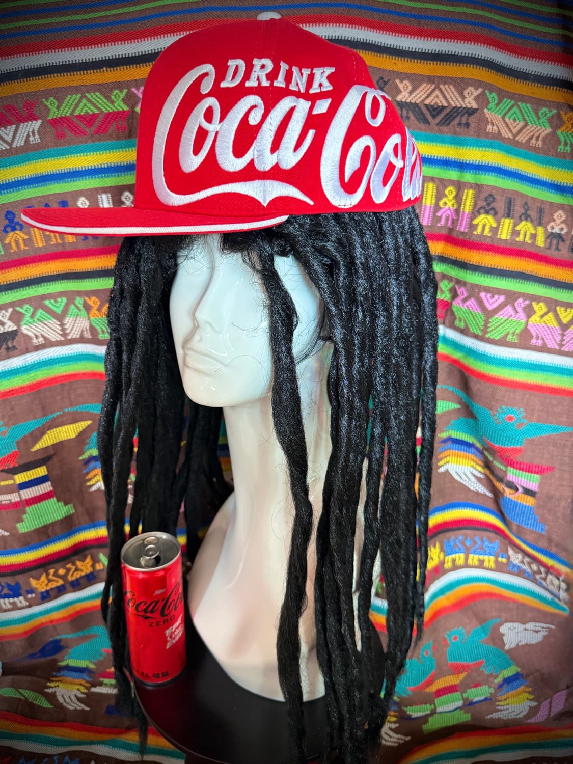 Red Coca Cola Embroidered Snapback 상품이미지1