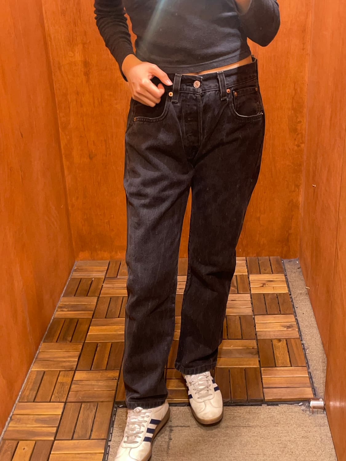 (31) Levi's 501 (리바이스 스트레이트 블랙 데님) 상품이미지2