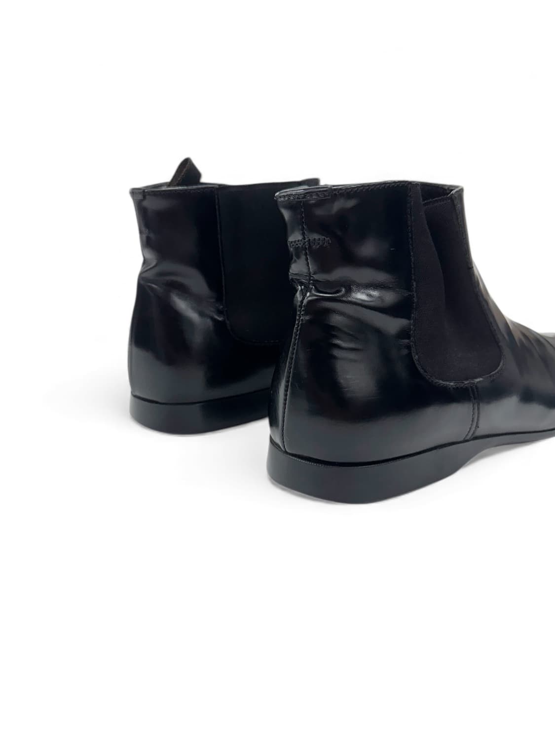 90s Prada Square Toe Boots 상품이미지5