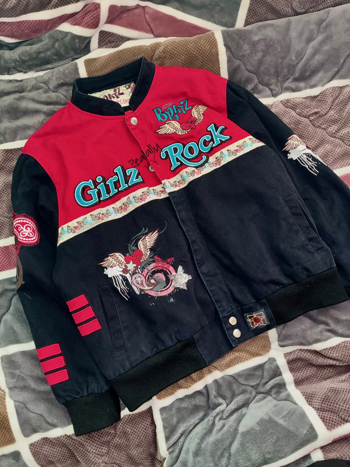bratz 브랏츠 걸스힙합 펑크 베이스볼자켓 상품이미지2