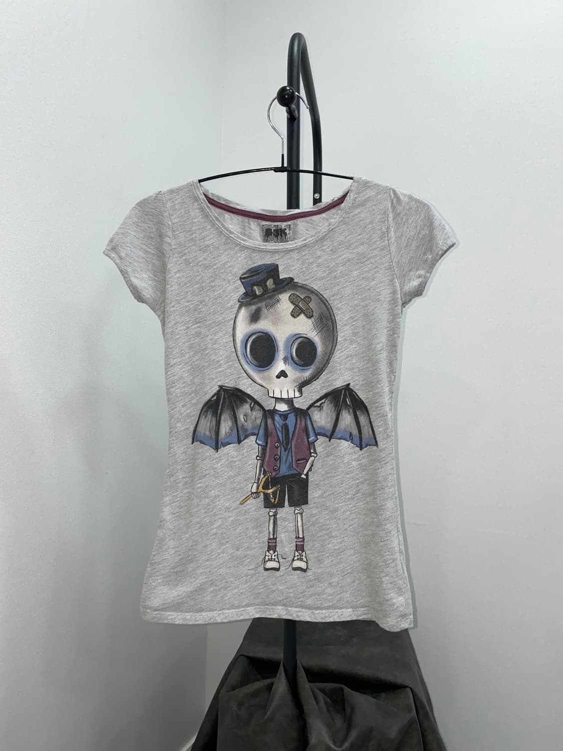 Skull Graphic Punk Top 상품이미지4