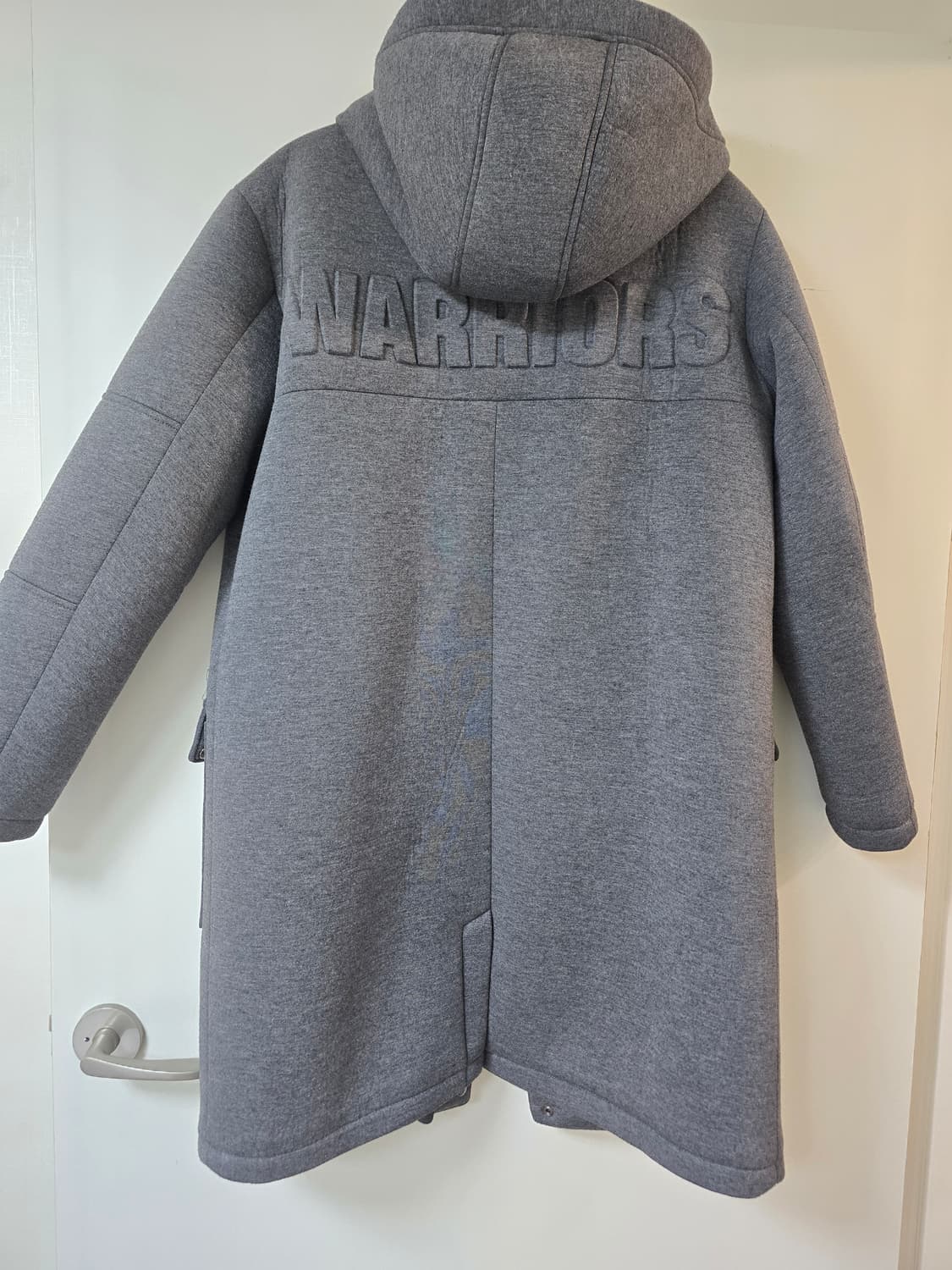 NBA 워리어스 남성 후드 롱 패딩 M 상품이미지2