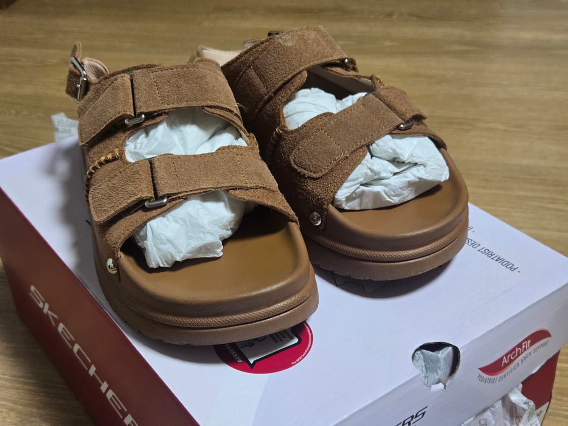 브루마스 소가죽 스웨이드 디아나 여성 키높이 샌들 245cm 상품이미지4