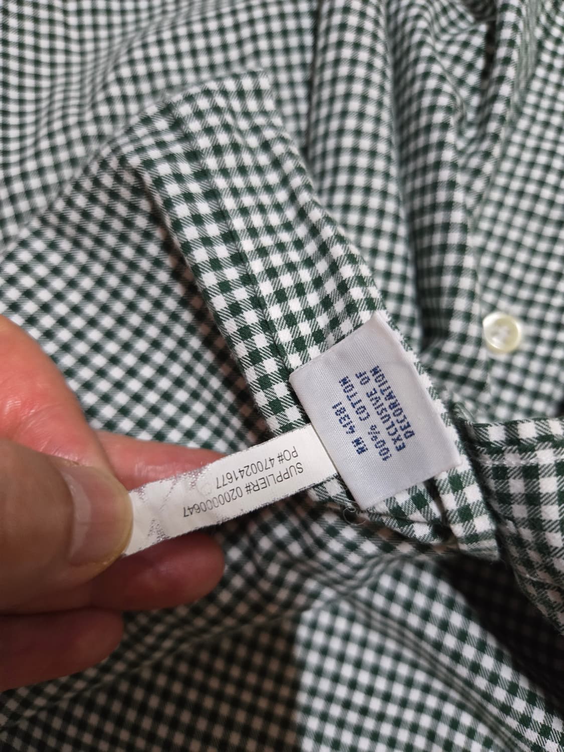 폴로 랄프로렌 슬림핏 체크 셔츠 상품이미지7