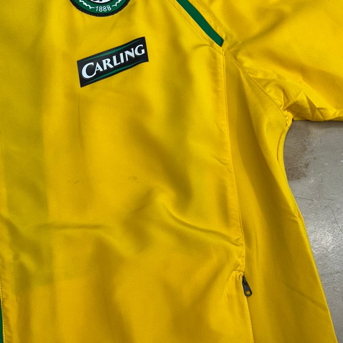 XL 나이키 빈티지 셀틱 FC 옐로우 바람막이 상품이미지7