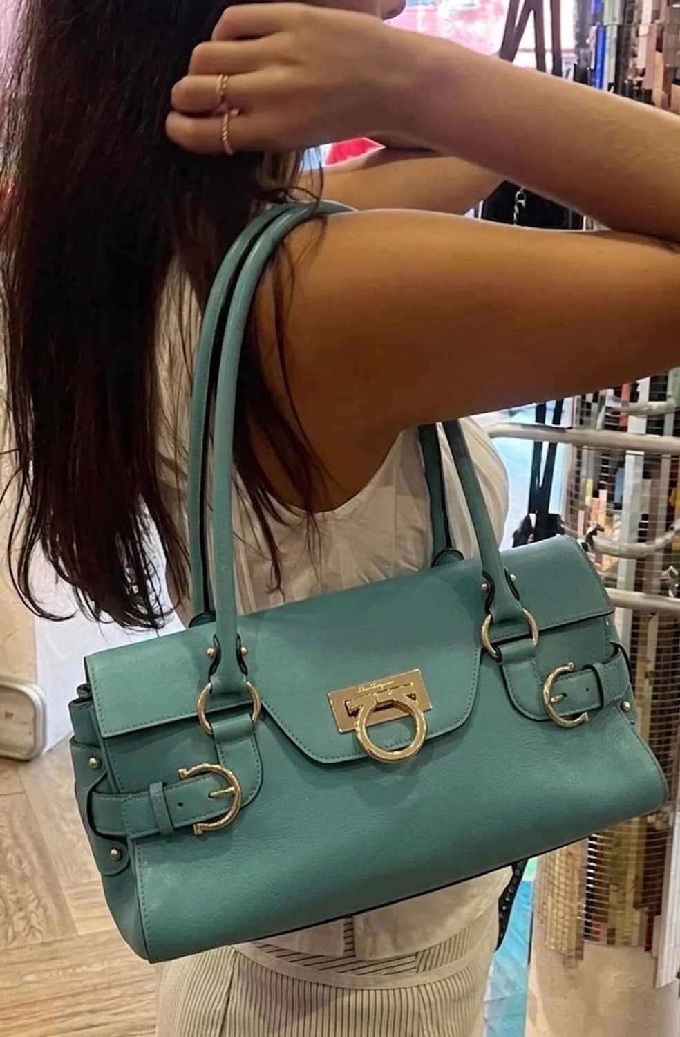 Ferragamo 페라가모 아카이브 간치니  마리사 숄더백 상품이미지10