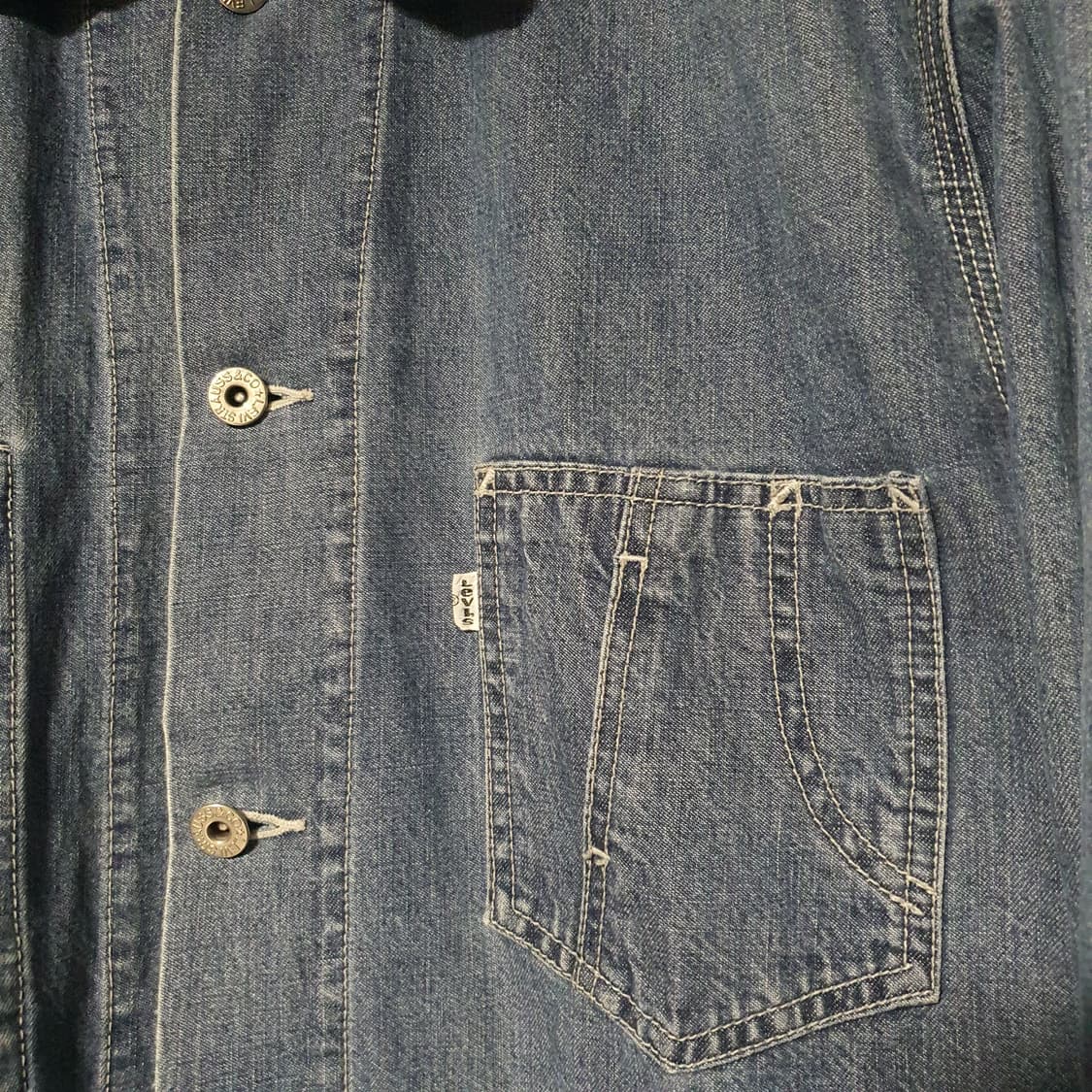리바이스 빈티지 데님 커버올 자켓 상품이미지3