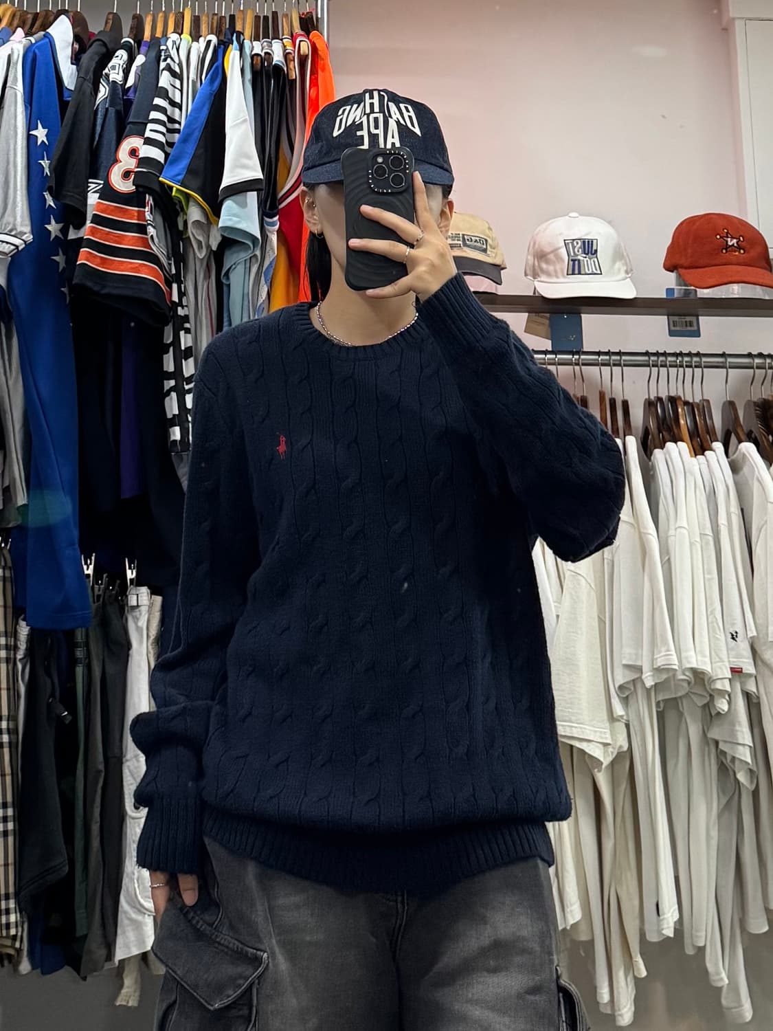 폴로 랄프로렌 꽈배기 니트 상품이미지4