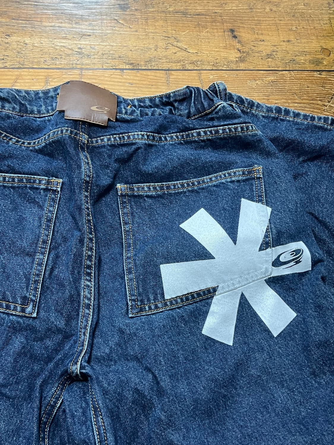 글랙 GP058 니캡 바이커 데님 팬츠 (INDIGO) M 상품이미지3