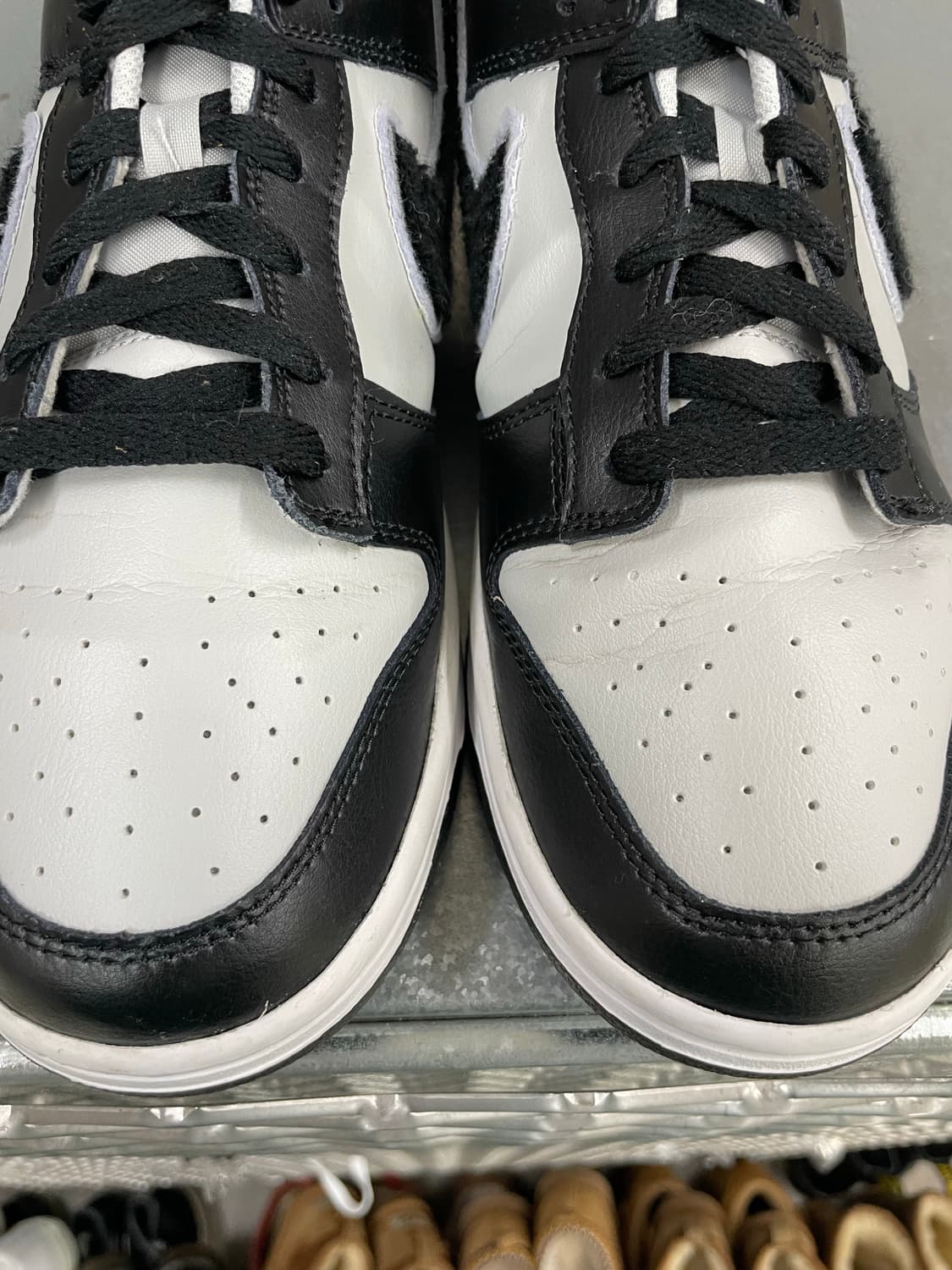 나이키 덩크 로우 셰닐 스우시 블랙 그레이 280 상품이미지7