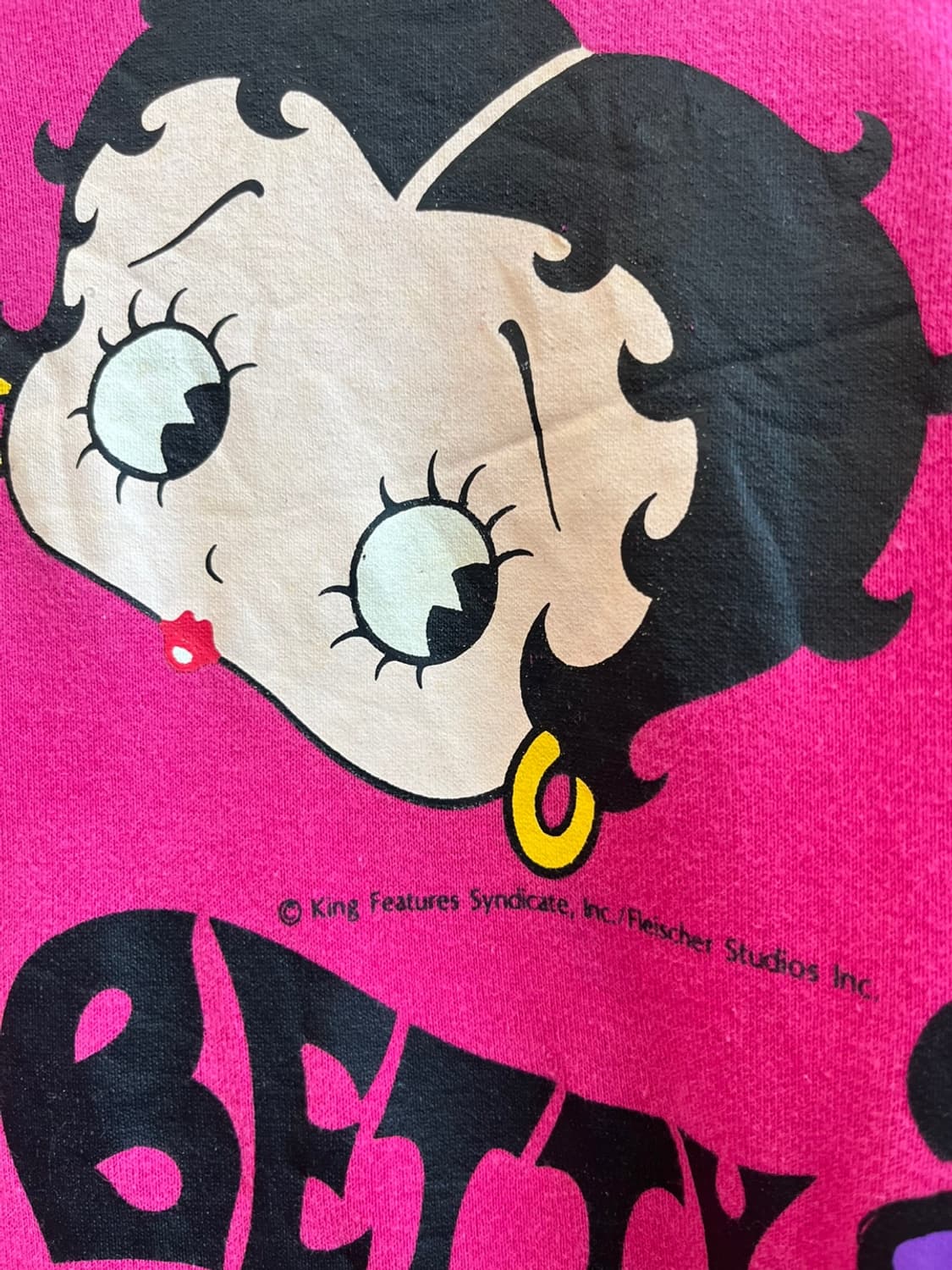 BettyBoop 베티붑 빈티지 스웻셔츠 맨투맨 Made in JAPAN 상품이미지4