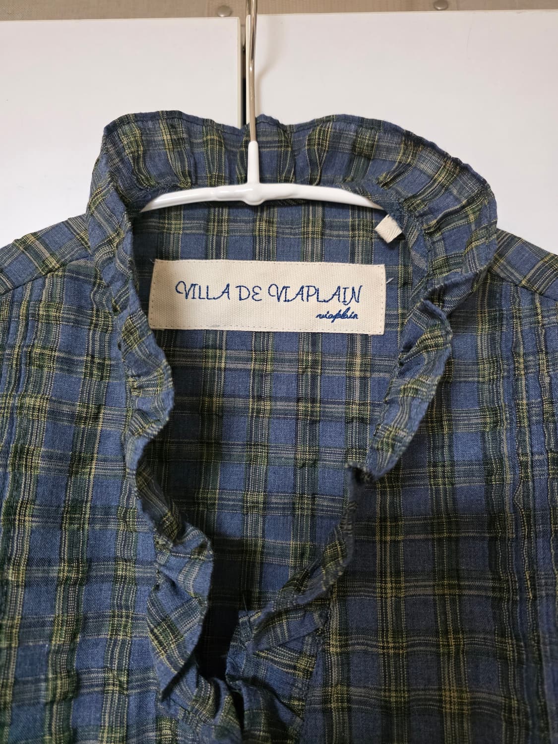 비아플레인 빅토리아 프릴 블라우스 상품이미지6