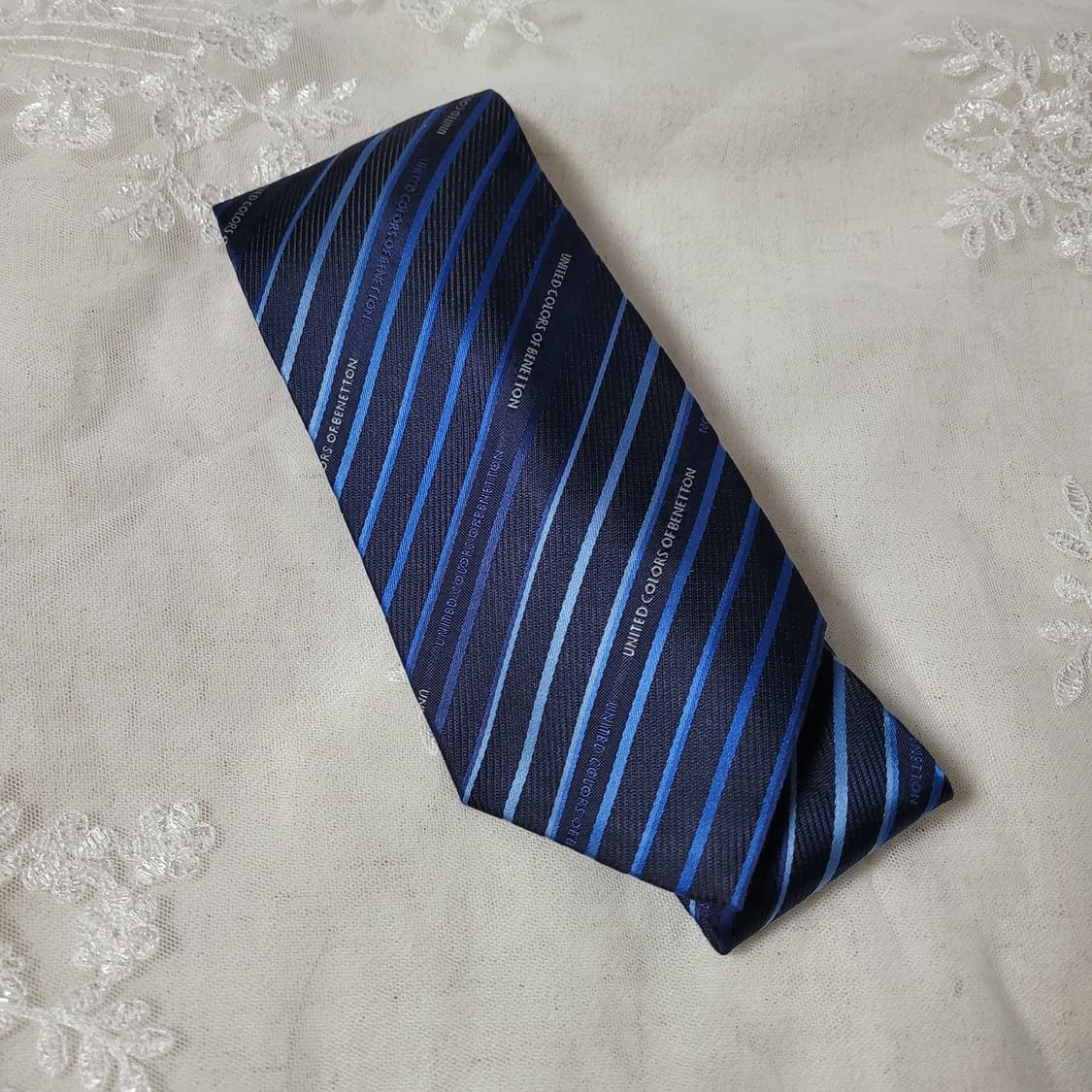 베네통 실크100% 넥타이 (드라이완료) 대검폭 8.3 상품이미지1