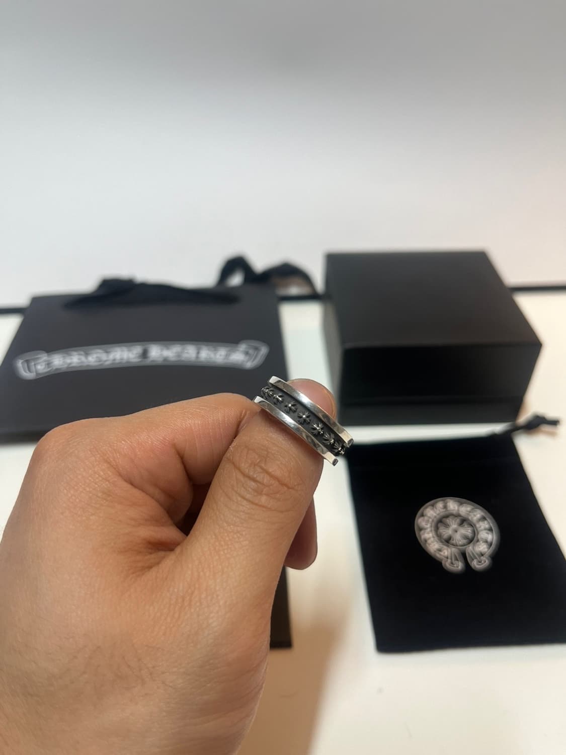 크롬 플러스 반지 상품이미지3