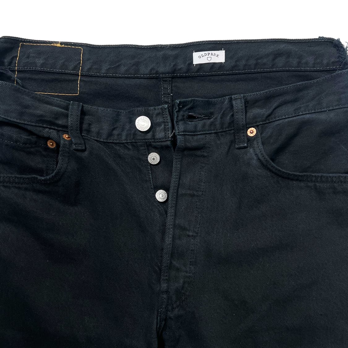 올드파크 리바이스 리메이크 블랙 데님 (L) 상품이미지4