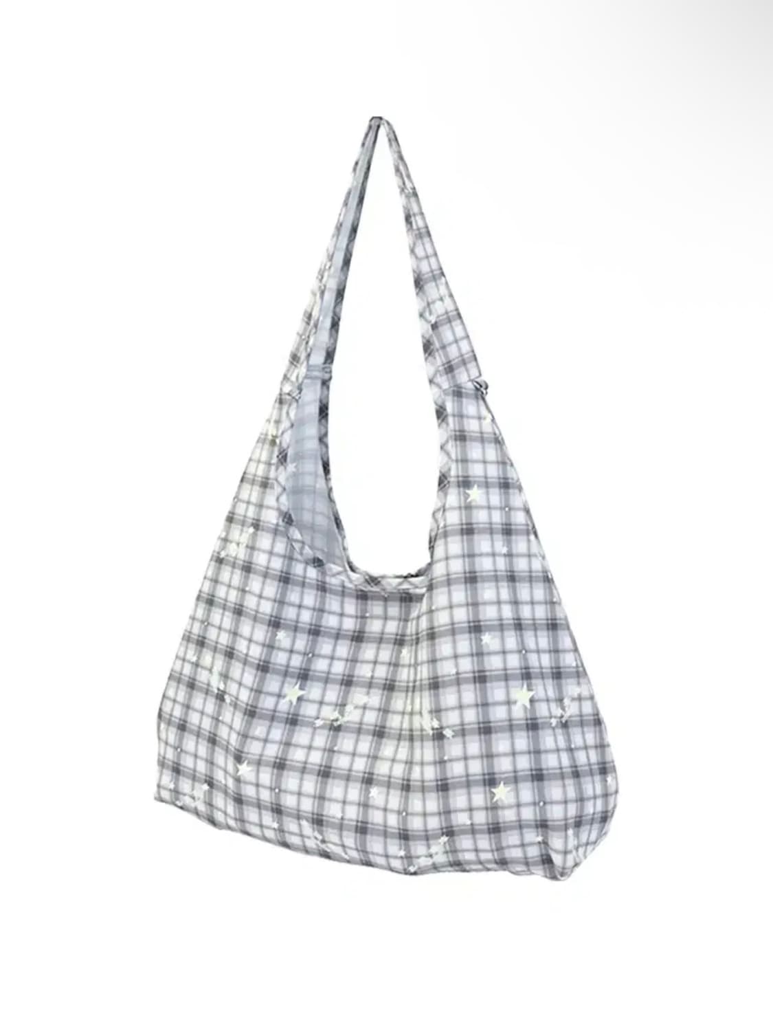 카시코 checked print shoulder bag 체크 숄더백 상품이미지1