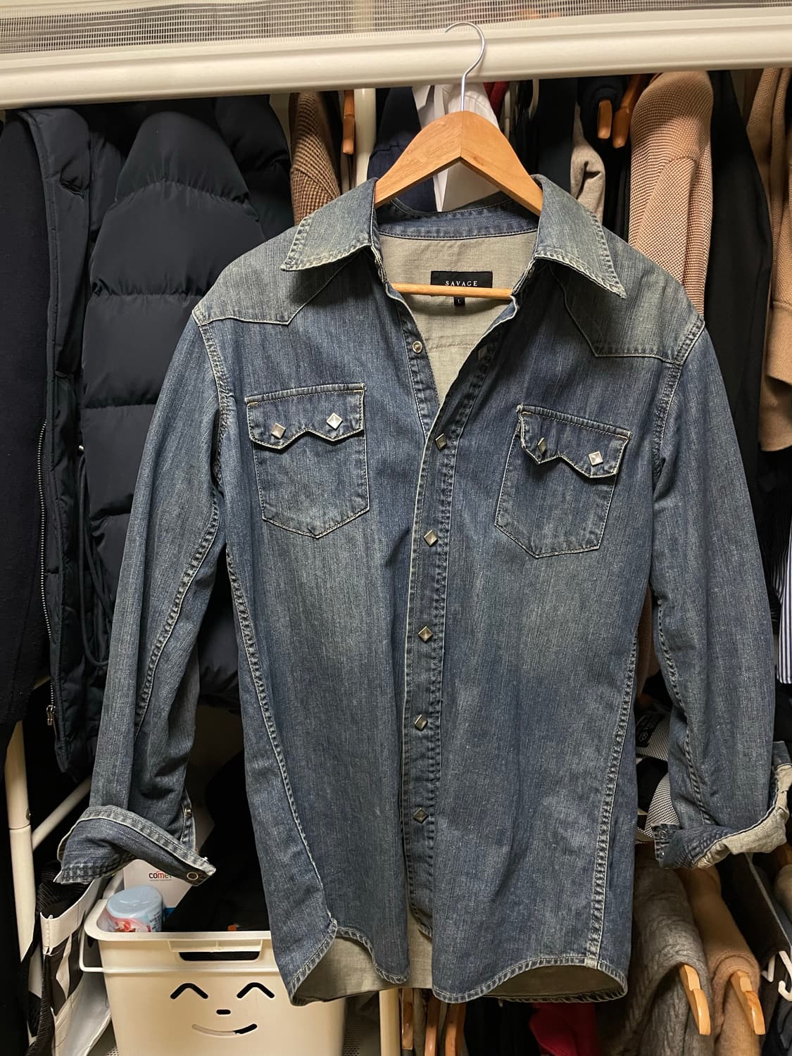 세비지 청셔츠 팝니다. 상품이미지1