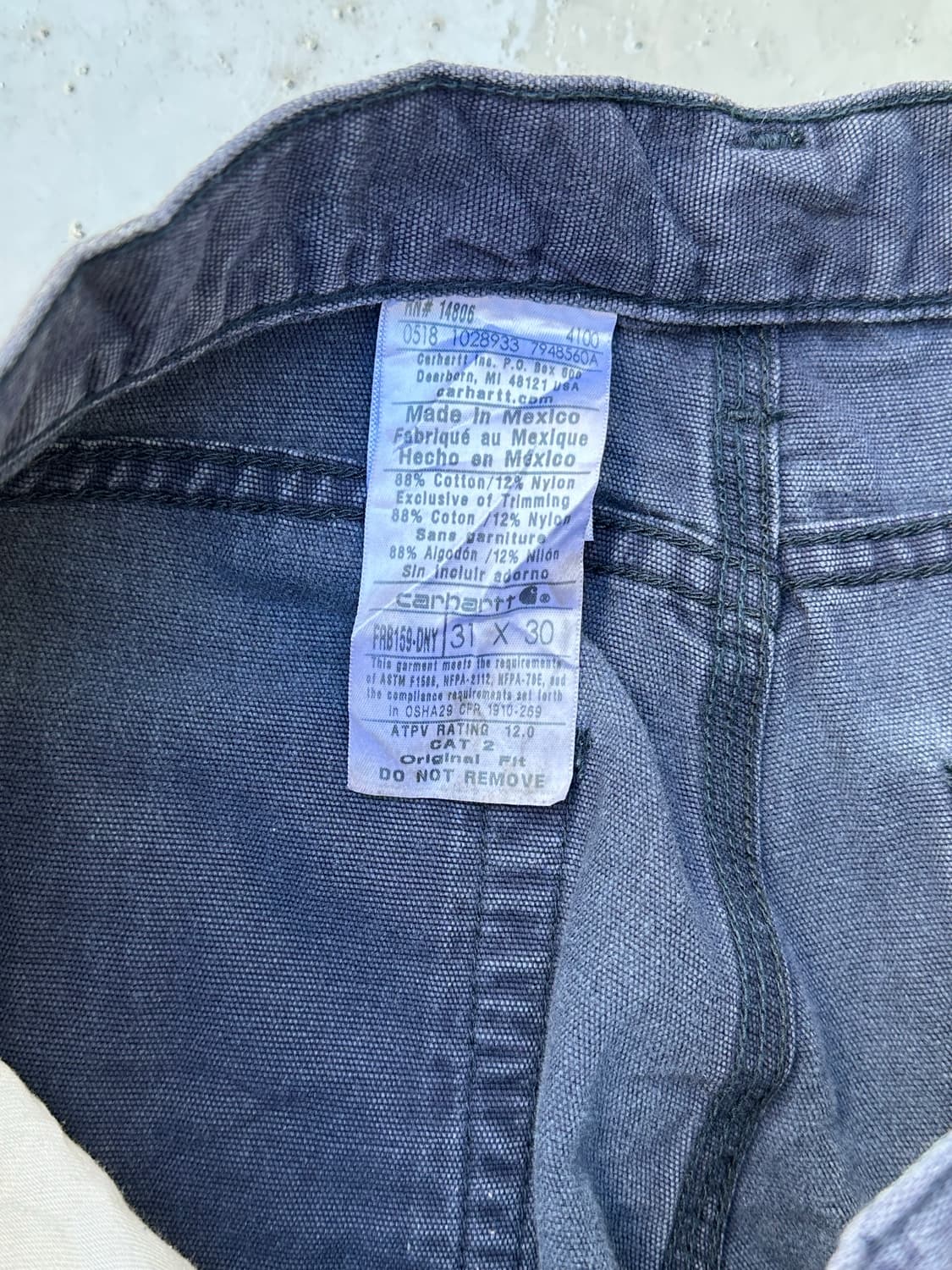 [칼하트] •Carhartt Cat2 Original Fit 상품이미지5