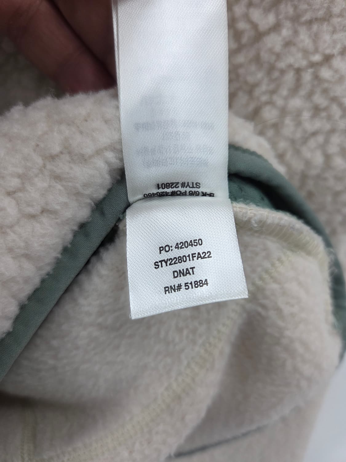 L 파타고니아 레트로 파일 플리스 자켓 아이보리 상품이미지8