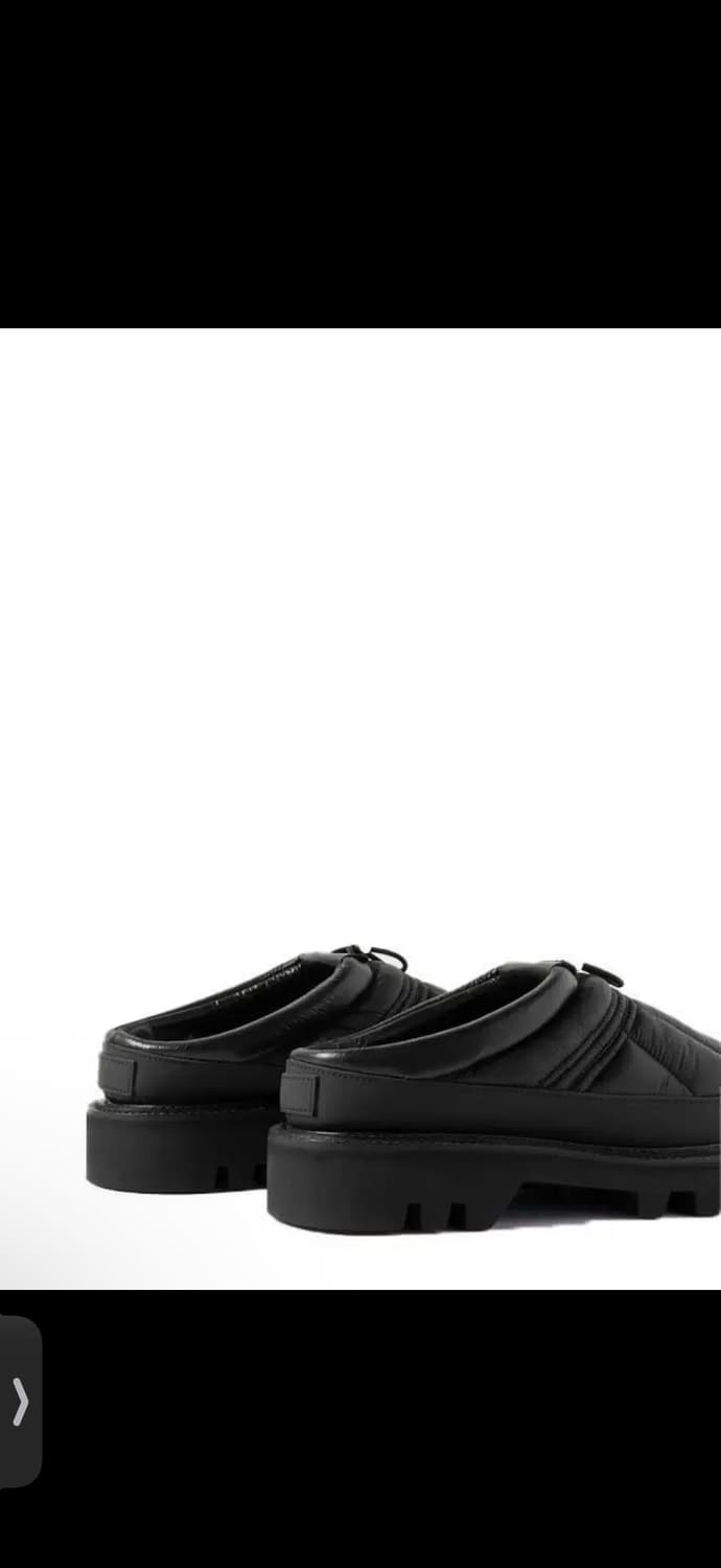 사카이 Sacai 퀄팅패디드 슬립온 뮬 블랙43 상품이미지3