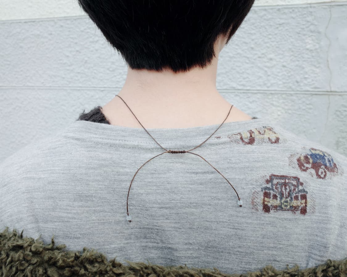 twilight flame long necklace 길이조절 끈 목걸이 상품이미지3