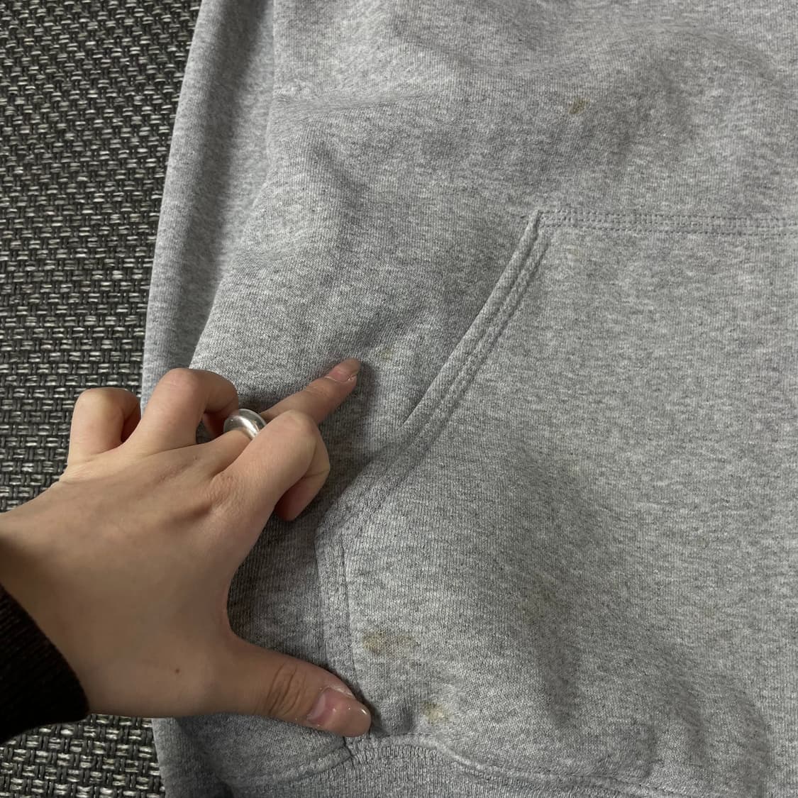 칼하트 그레이 후드집업 오리지널핏 M 상품이미지7