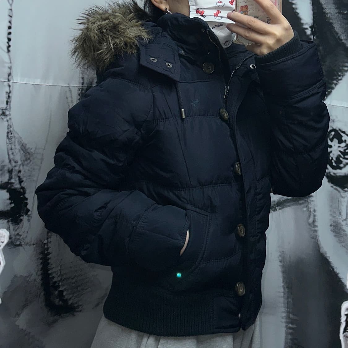 희귀매물)아베크롬비 울프죠 푸퍼 패딩 상품이미지2