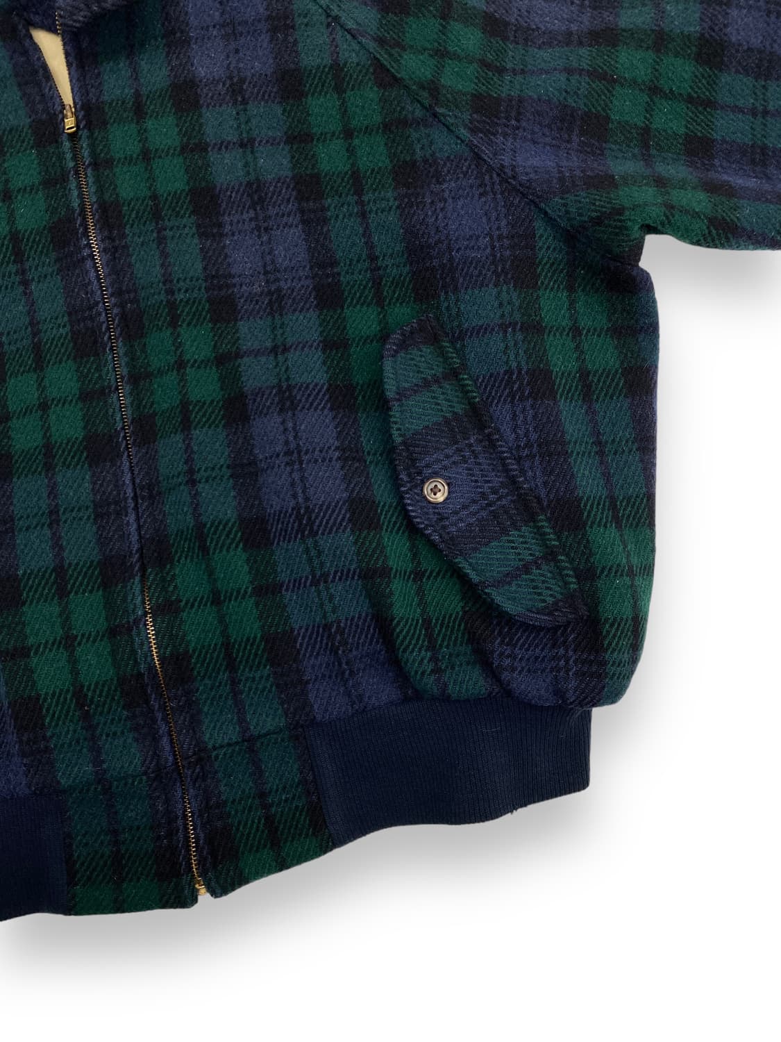 (110) 80s 폴로 블랙와치 울 헤링턴 자켓 상품이미지4