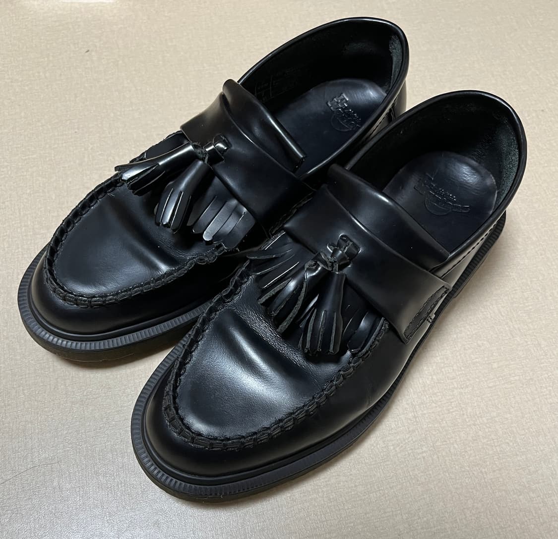 닥터마틴 아드리안 블랙 태슬 로퍼 240 (EU38) 상품이미지1