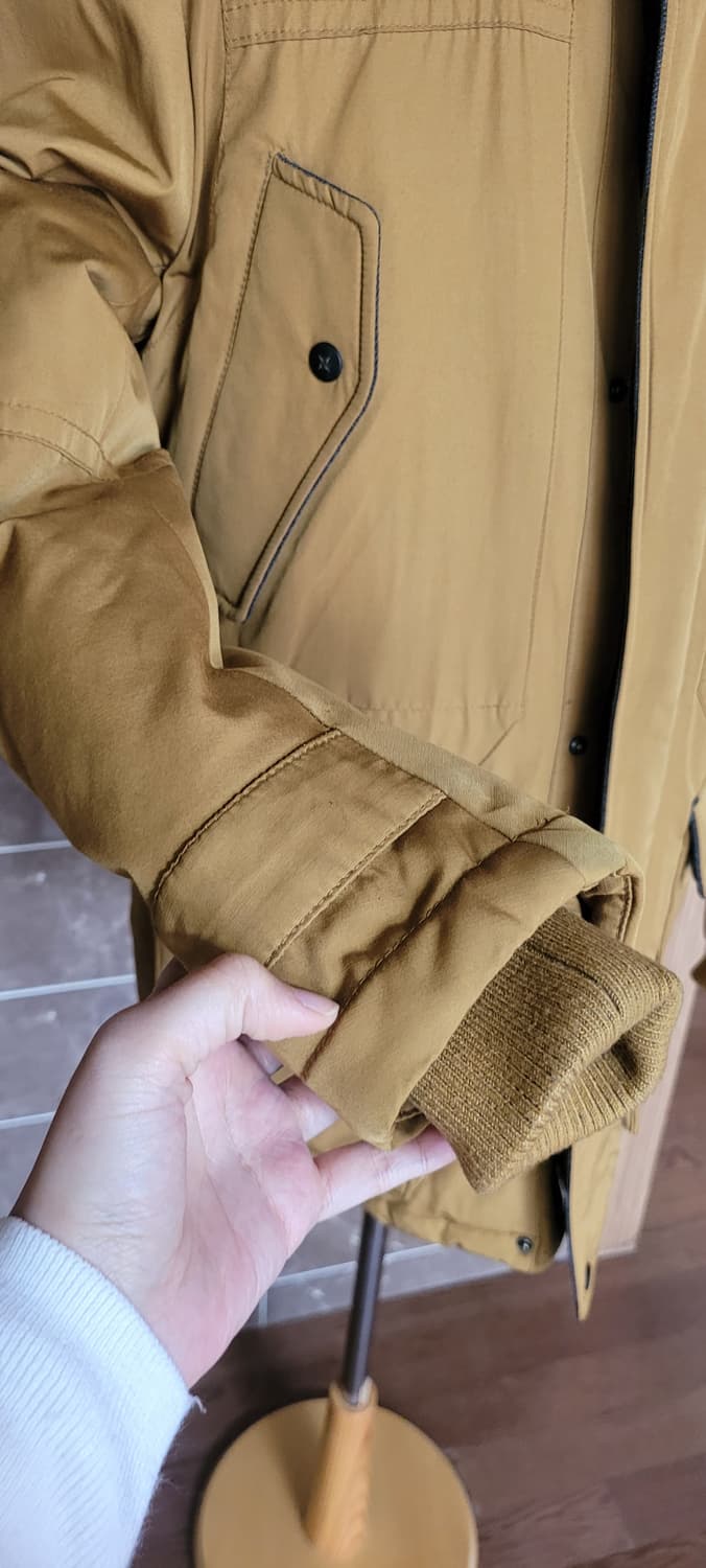 (남성95사이즈) 마인드브릿지 패딩 카멜(오리100) 상품이미지4