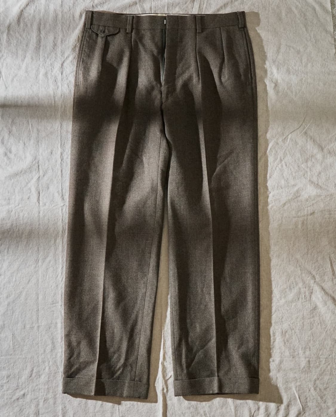 제이프레스 울 투턱 팬츠 상품이미지1